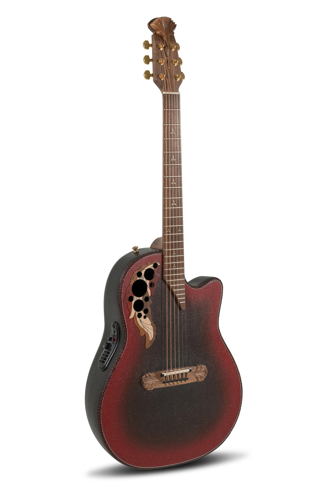 Adamas Guitarras E-Acoustic 2087GT Deep Contour Cutaway - Reverse Red Burst (2087GT-2-G)