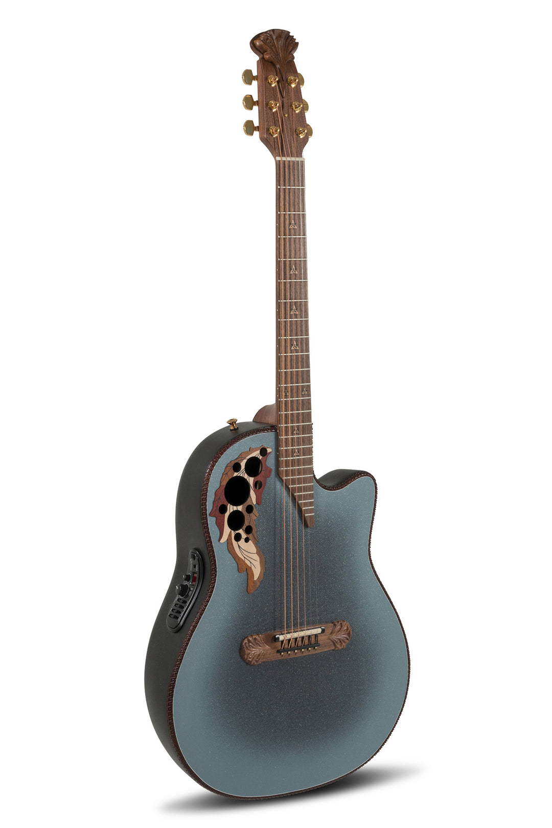 Guitarra electroacústica Adamas 2087GT Deep Contour Cutaway - Reverse Blue Burst (2087GT-8-G)