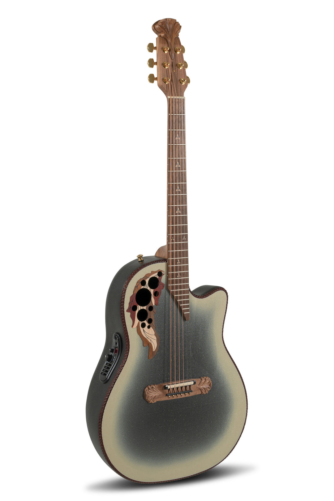 Adamas Guitarras electroacústica 2087GT Deep Contour Cutaway - Reverse Beige Burst (2087GT-7-G)