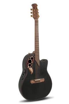 Adamas Guitarras electroacústicas 2087GT Deep Contour Cutaway - Black (2087GT-5-G)