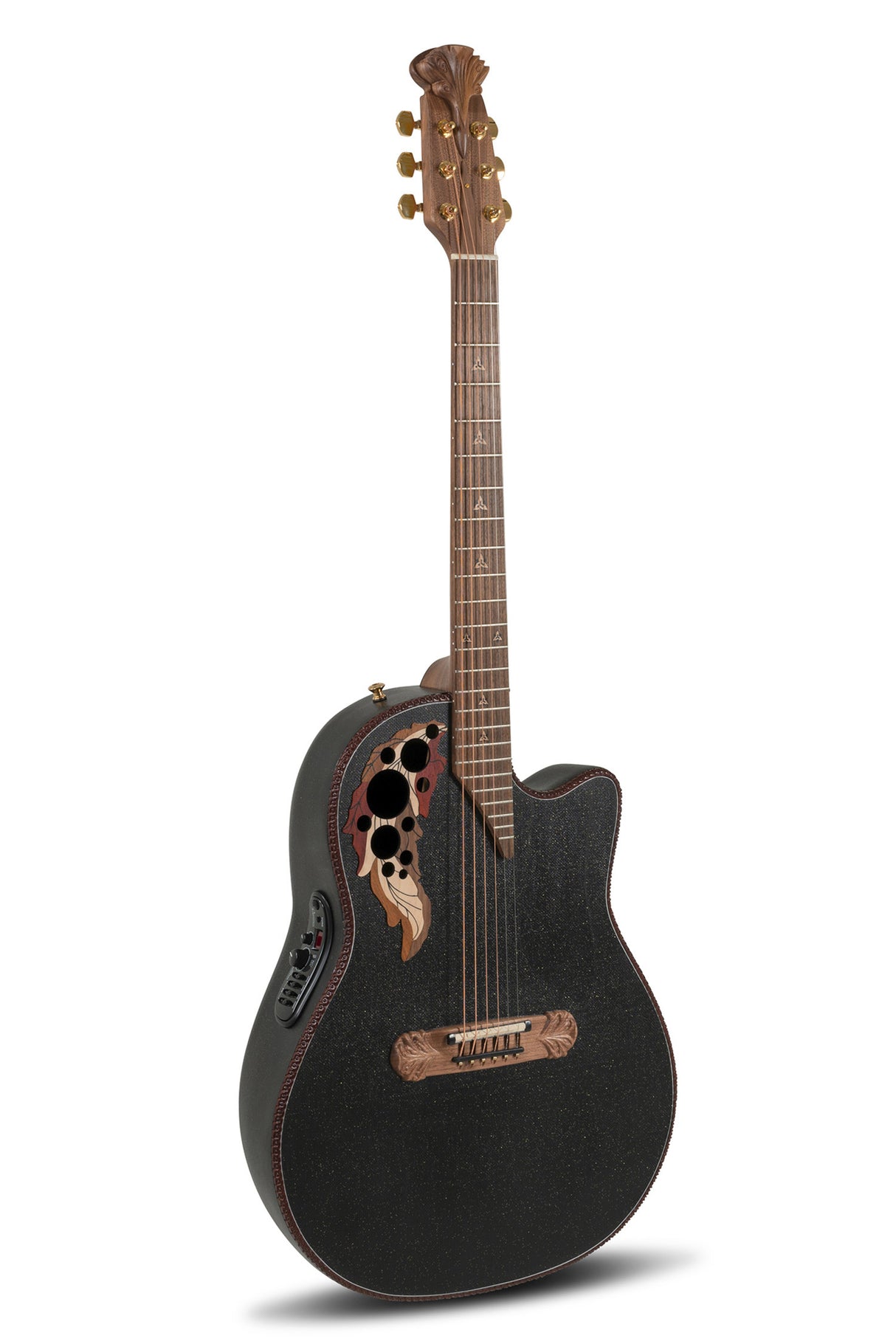 Adamas E-Acoustic Guitar 2087GT Deep Contour Cutaway - Black (2087GT-5-G)