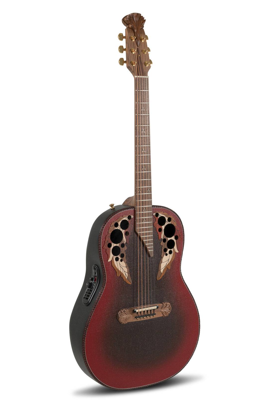 Adamas Guitarras electroacústica 1687GT Deep sin Cutaway - Reverse Red Burst (1687GT-2-G)