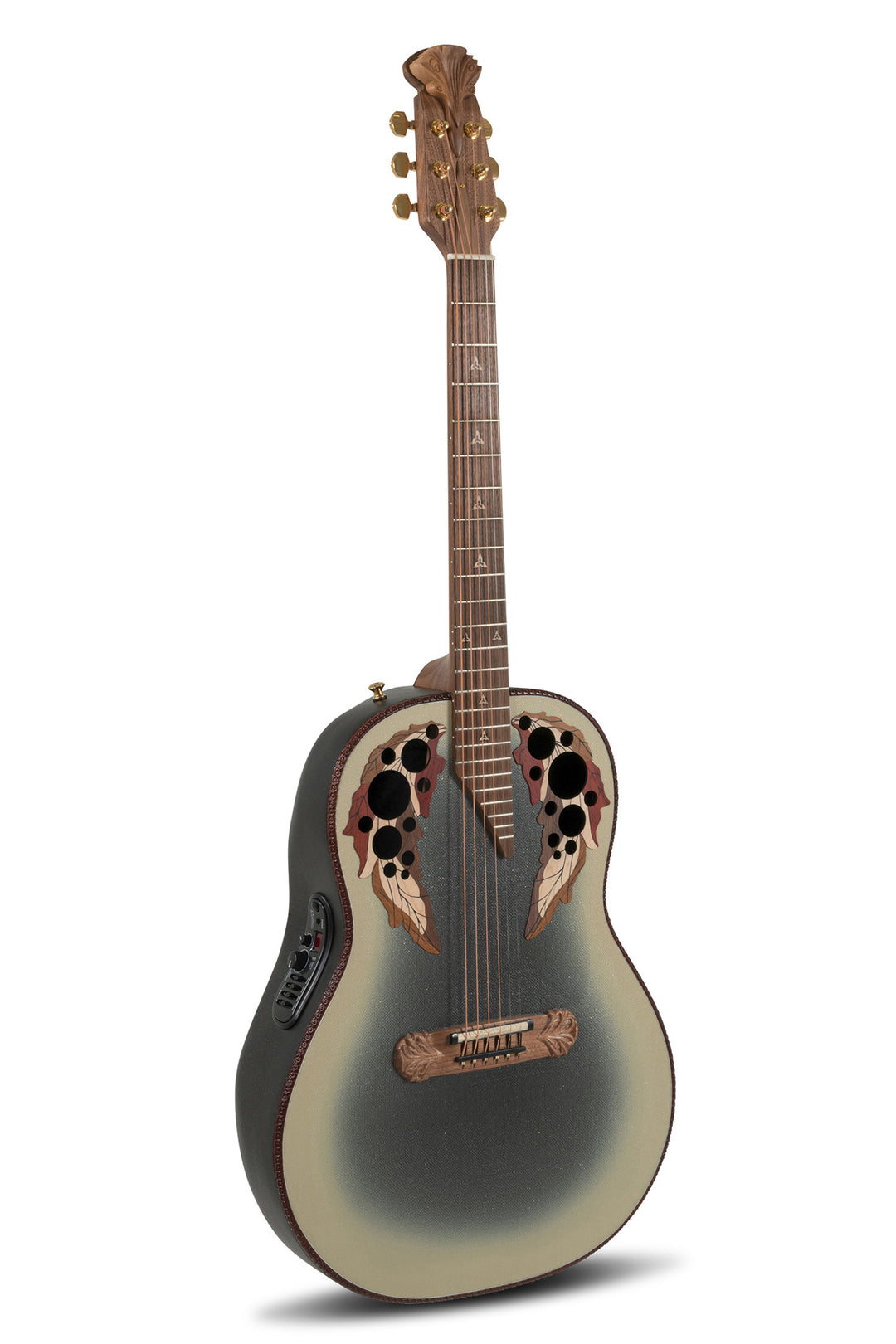 Guitarras electroacústicas Adamas 1687GT Deep Non-Cutaway - Reverse Beige Burst (1687GT-7-G)