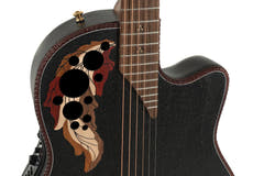 Adamas Guitarras electroacústicas 2087GT Deep Contour Cutaway - Black (2087GT-5-G)