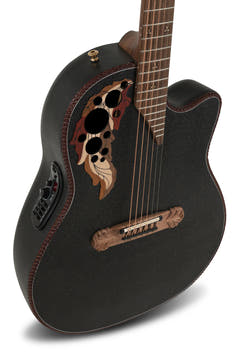 Adamas Guitarras electroacústicas 2087GT Deep Contour Cutaway - Black (2087GT-5-G)
