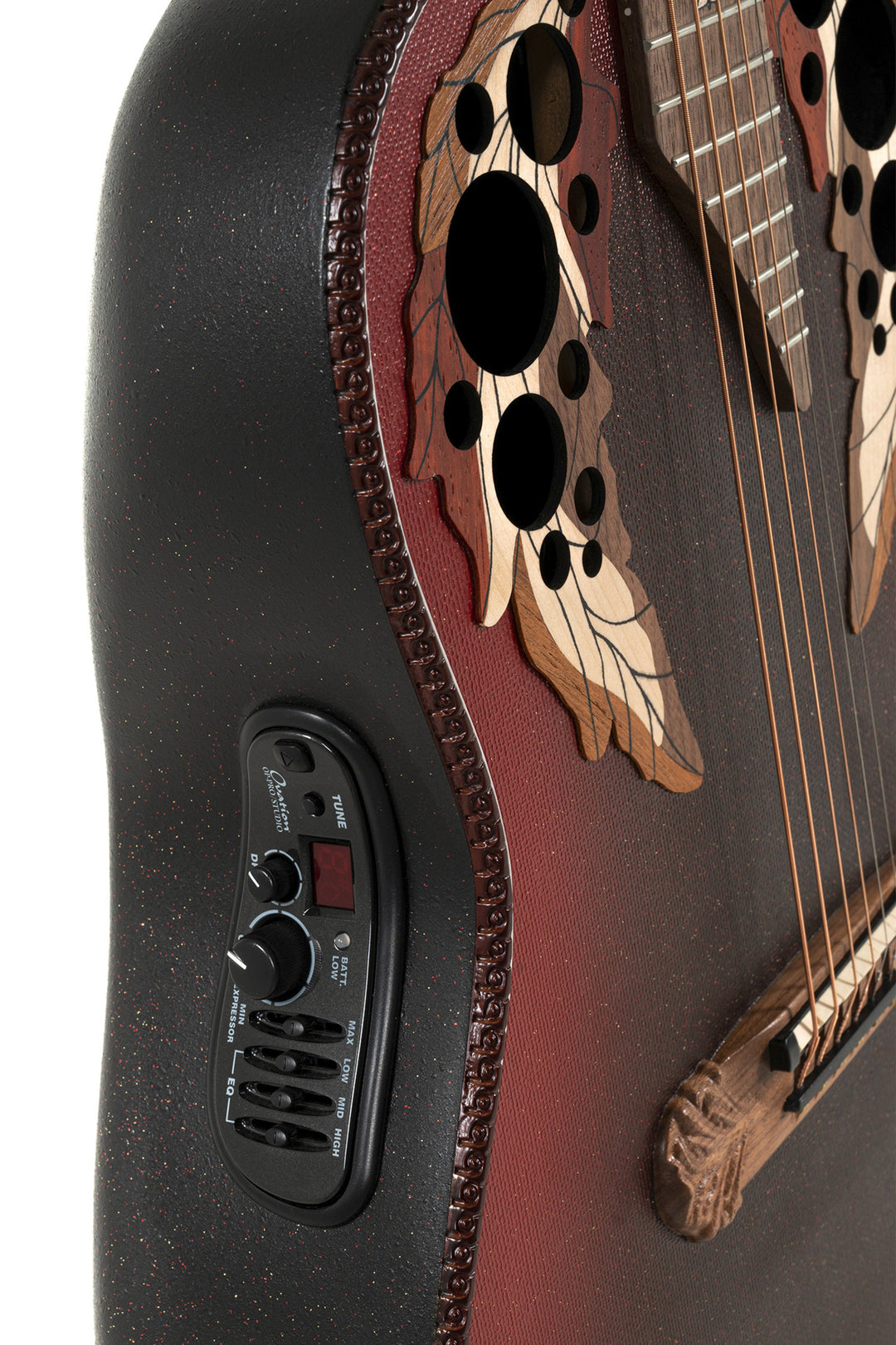 Adamas Guitarras electroacústica 1687GT Deep sin Cutaway - Reverse Red Burst (1687GT-2-G)