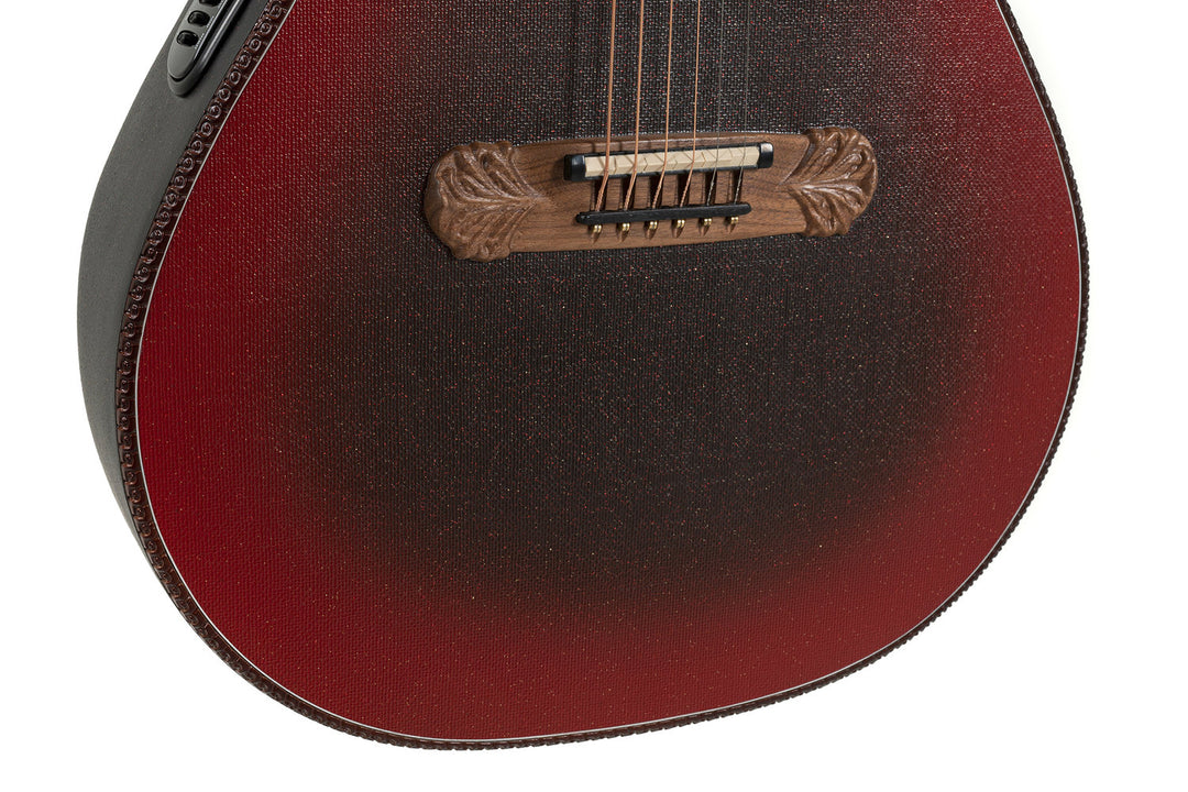Adamas Guitarras electroacústica 1687GT Deep sin Cutaway - Reverse Red Burst (1687GT-2-G)