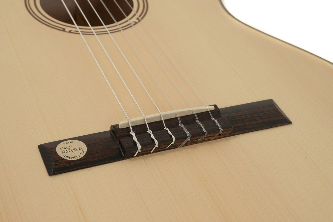 GEWA Guitarra clásica electroacústica Pro Natura Silver Samba - Electroacústica (Cutaway)