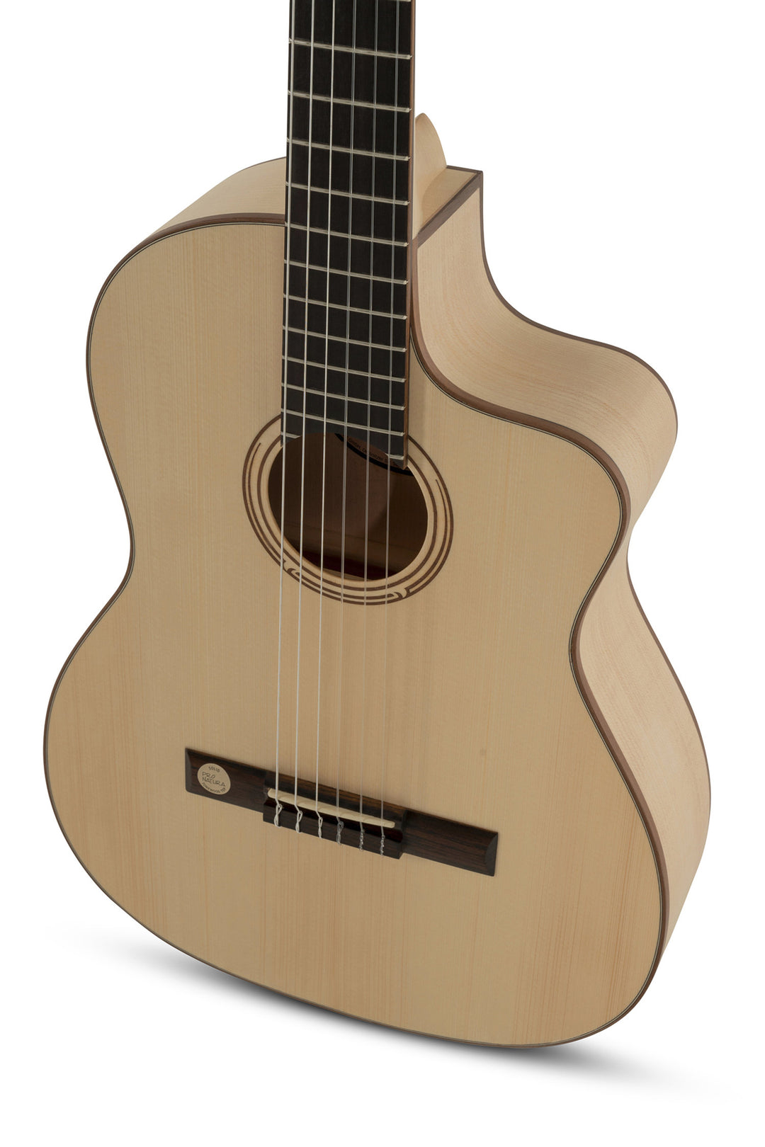 GEWA Guitarra clásica electroacústica Pro Natura Silver Samba - Electroacústica (Cutaway)