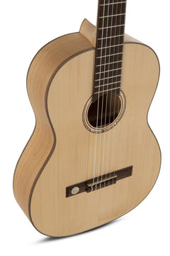 GEWA Guitarras clásicas Pro Natura Gold 4/4 - 4/4, totalmente maciza (Cherry)