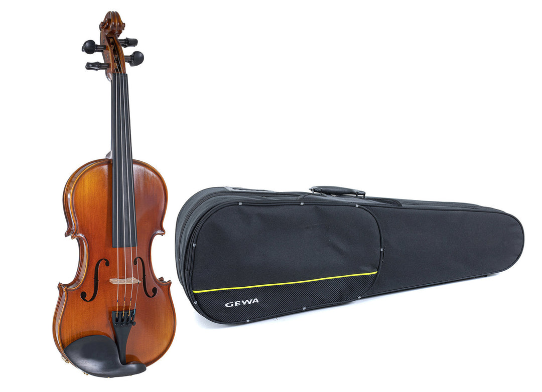 GEWA Violín Maestro 1 - 3/4 (Listo para tocar incl. estuche moldeado, sin arco, con cuerdas Larsen Aurora)