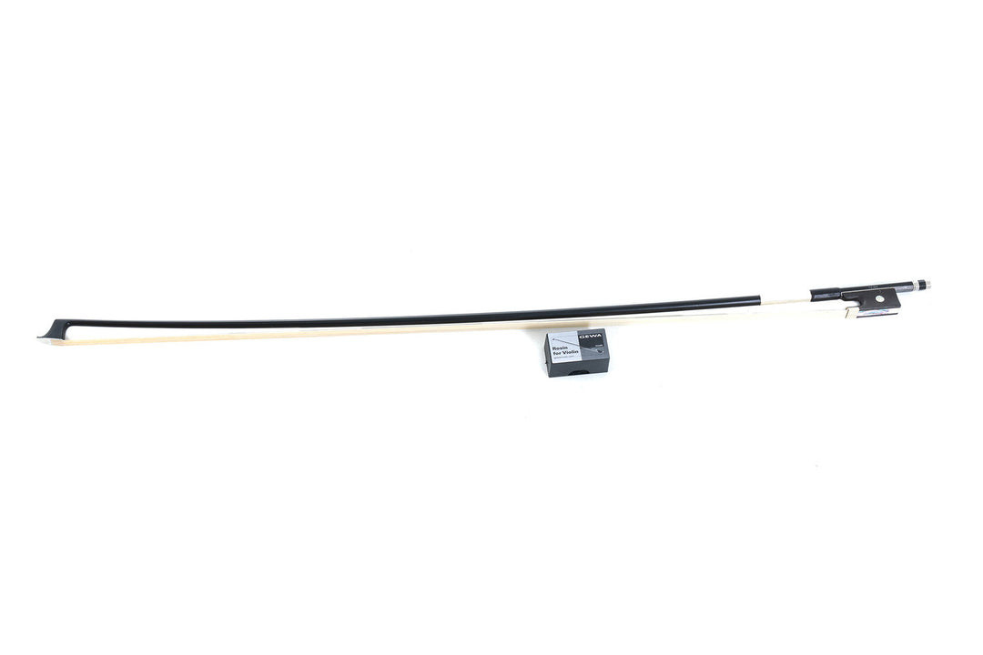 GEWA Violin Maestro 1 - 1/4 (listo para tocar, incluye case moldeado, arco de carbono y cuerdas Larsen Aurora, protegido para el transporte)