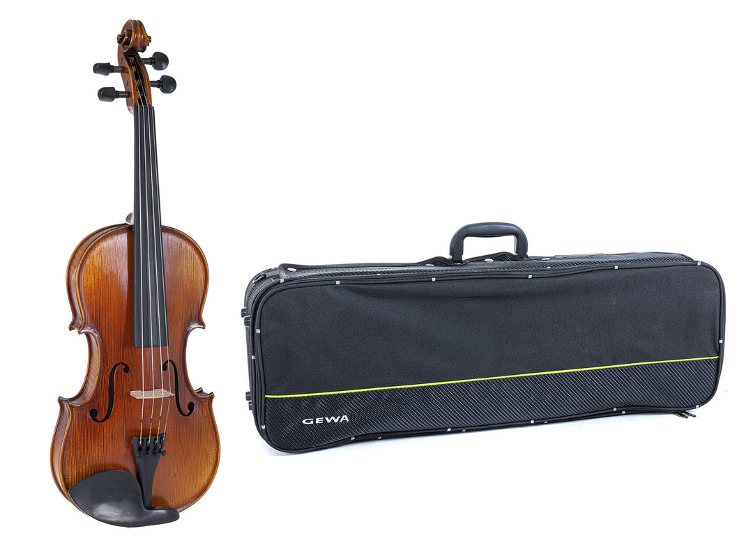 Violín GEWA Maestro 2 - 1/2 (Listo para tocar incl. estuche de violín, sin arco, con cuerdas Larsen Aurora)