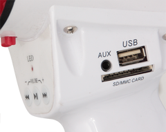 LTC Megáfono con USB, SD y entrada AUX