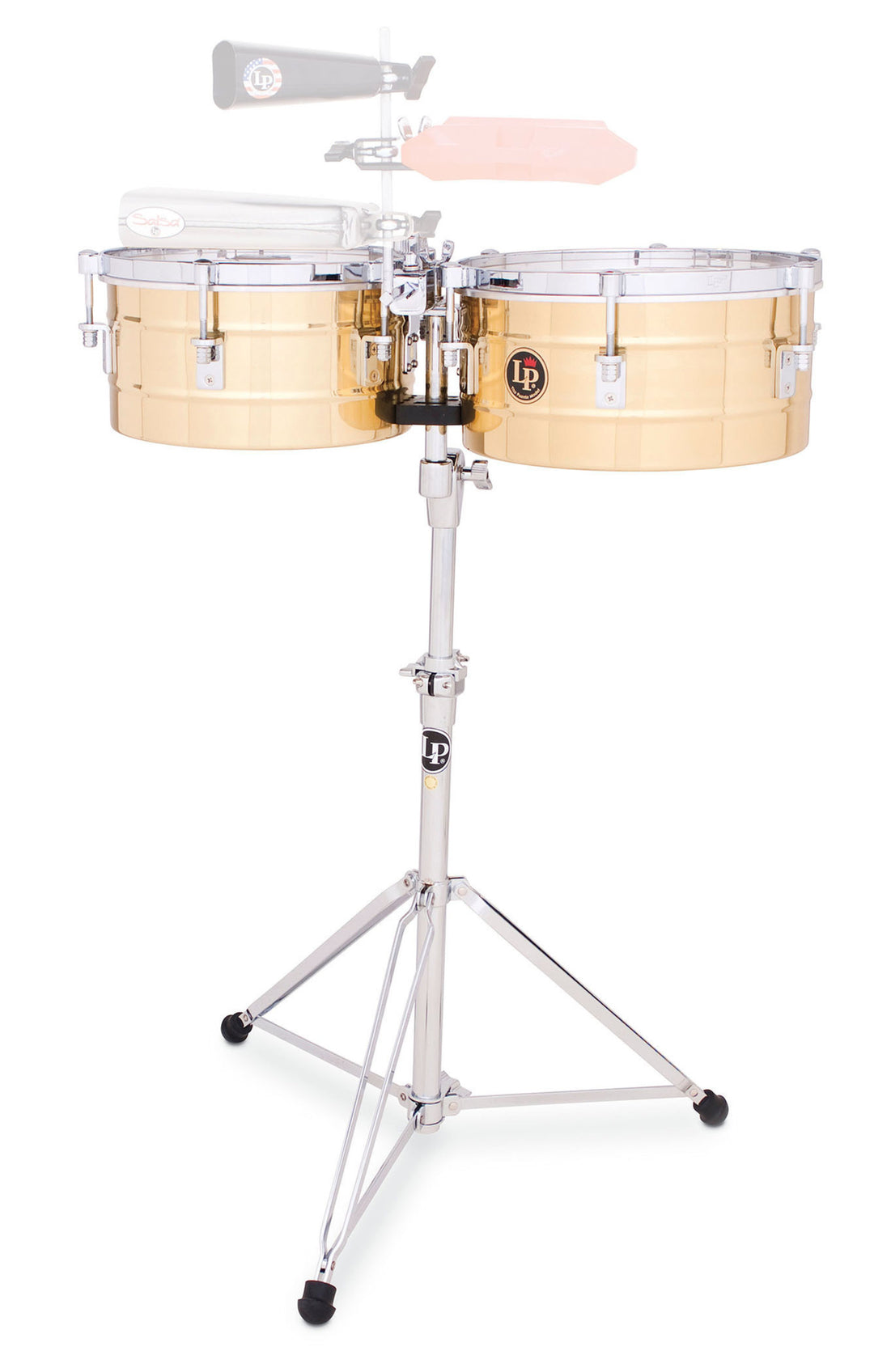 Latin Percussion Timbales Tito Puente de latón macizo - 12"/13" (LP255-B)