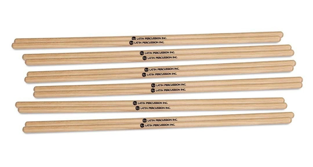 Latin Percussion Baquetas para timbales - 3/8" x 15" [6 pares] (LP248B)