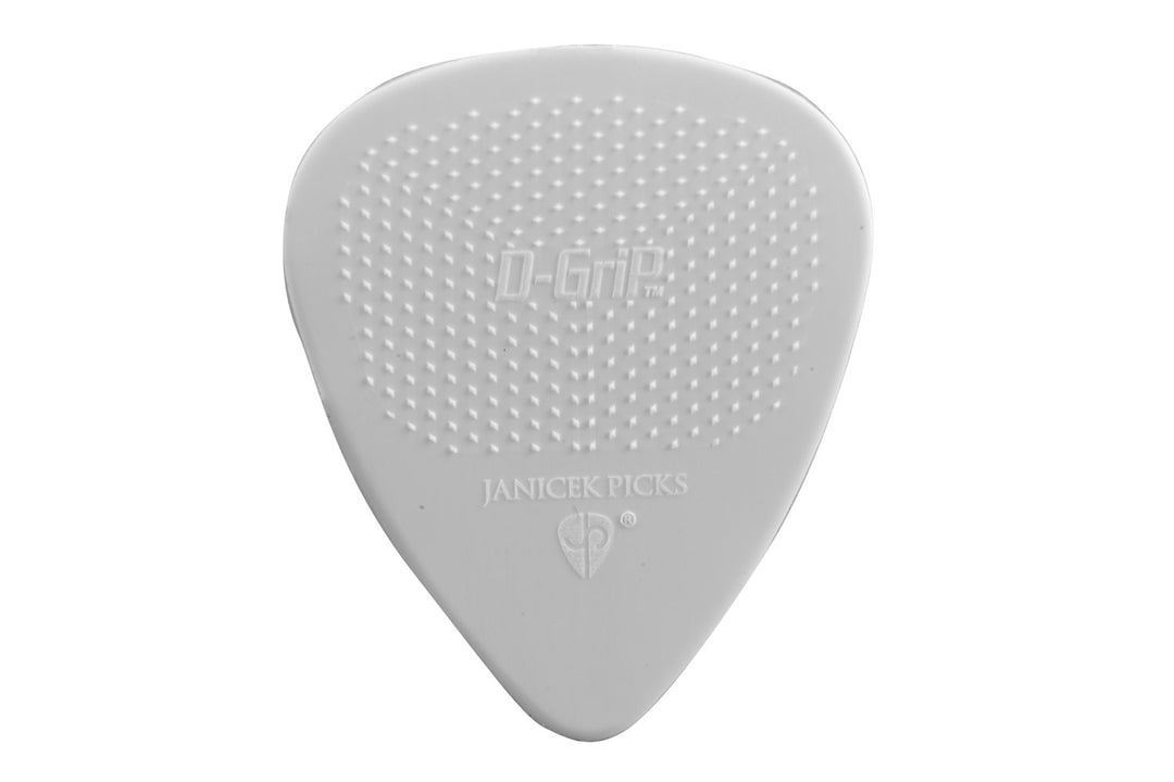D-Grip Pick Púas de nailon Janicek - 0,38 white