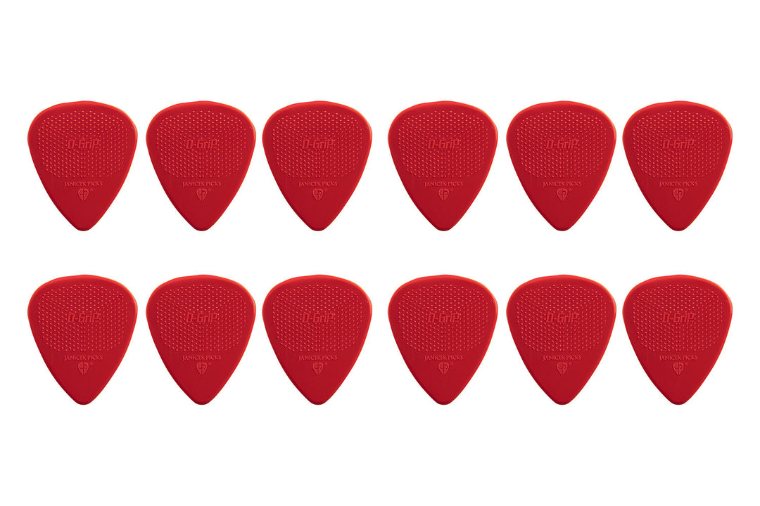 Púa D-Grip Pick Janicek de nailon - 0,73 rojo
