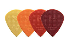 Púas D-Grip Janicek Jazz B, 0,88 mm, crema, 6 uds.