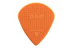Púas D-Grip Janicek Jazz B, 1,00 mm, naranjas, 6 unidades
