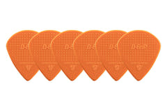 Púas D-Grip Janicek Jazz B, 1,00 mm, naranjas, 6 unidades