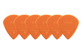 Púas D-Grip Janicek Jazz B, 1,00 mm, naranjas, 6 unidades
