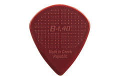 D-Grip Janicek Jazz B púas, 1,40 mm, rojo vino, 6 unidades