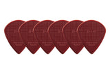 D-Grip Janicek Jazz B púas, 1,40 mm, rojo vino, 6 unidades