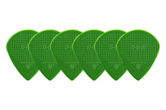D-Grip Janicek Jazz púas, 1,00 mm, verdes, 6 unidades