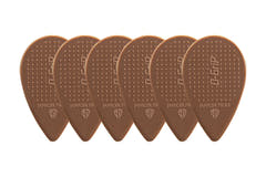 D-Grip Janicek Balkan púas, 0,90 mm, marrones, 6 uds.