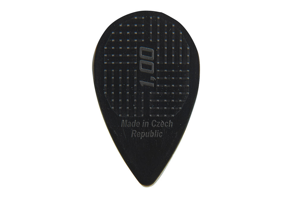 D-Grip Janicek púas Balkan, 1,00 mm, negras, 6 unidades