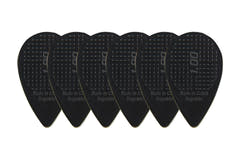 D-Grip Janicek púas Balkan, 1,00 mm, negras, 6 unidades