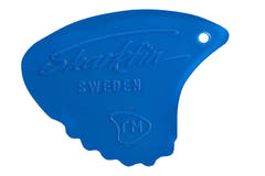 Púas Shark Fin Relief, duras de 1,05 mm, azules, 12 uds.