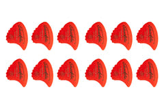 Shark Fin Goldprint púas, blandas, rojas, 12 unidades