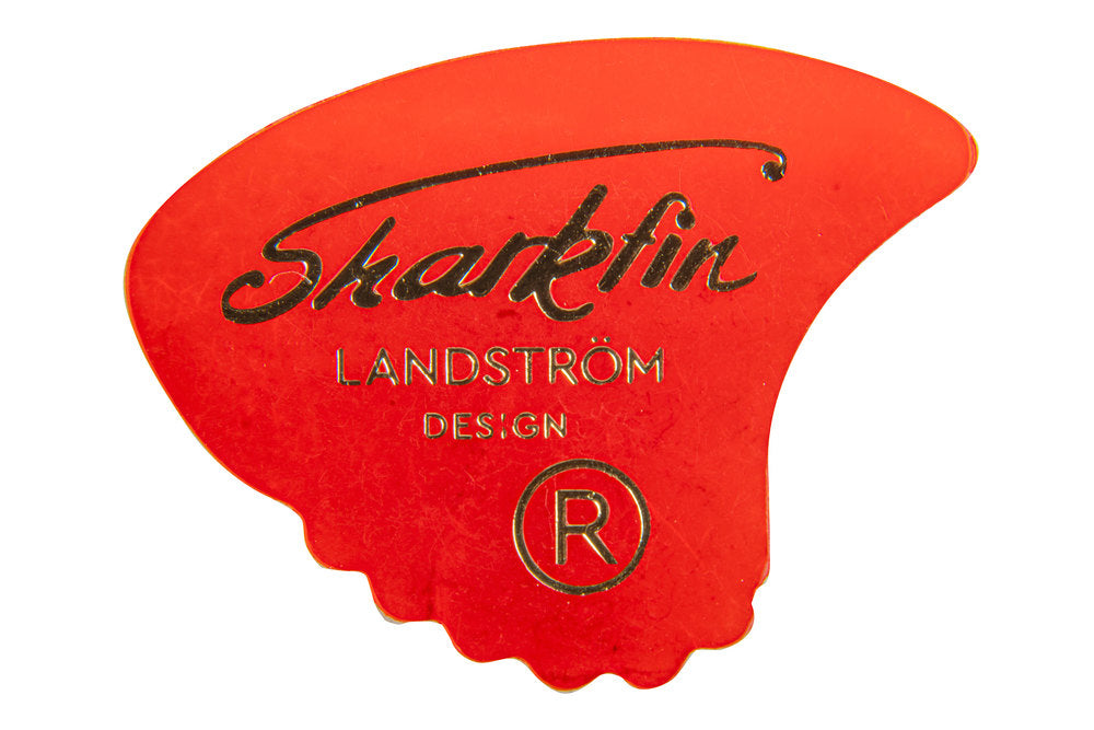 Shark Fin Goldprint púas, blandas, rojas, 12 unidades