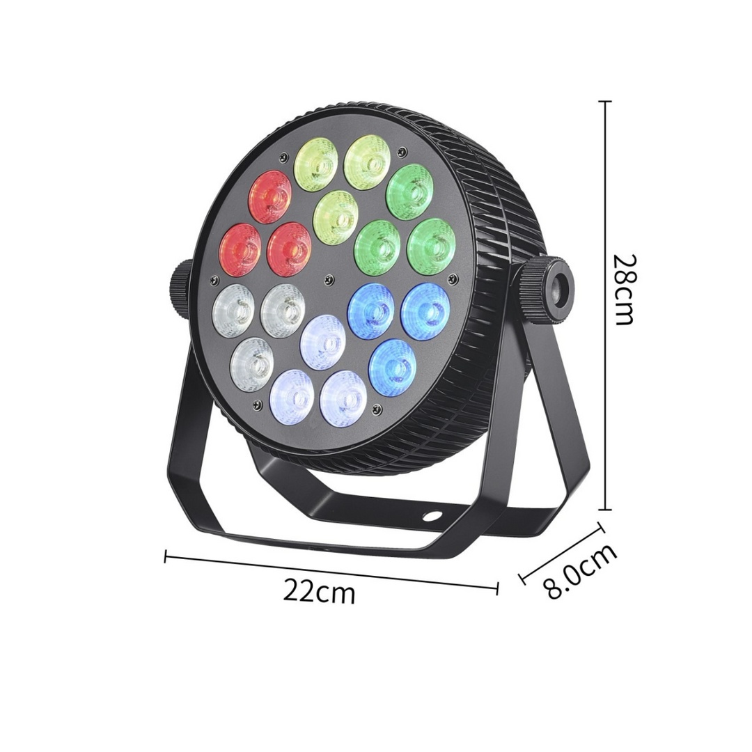 Light4Me Party PAR 18x10W RGBW LED