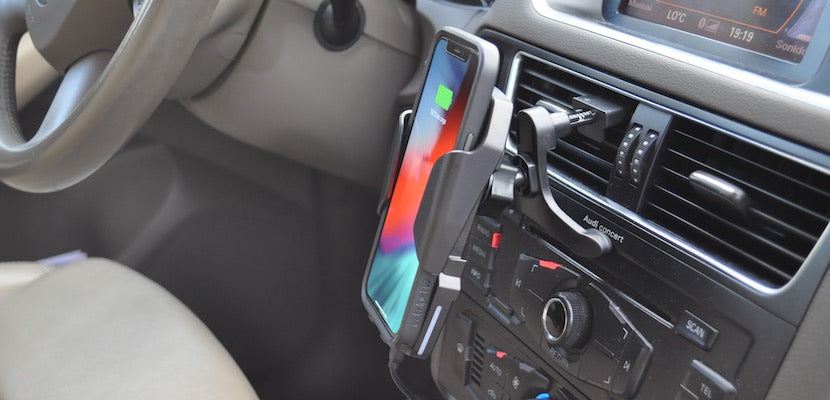 MINIBATT Soporte para Móvil para el Coche c. Cargador Inalámbrico