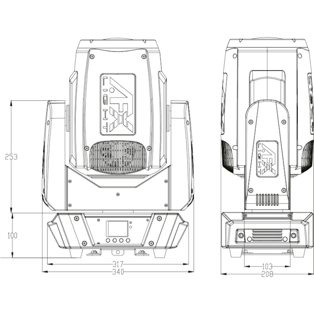 AFX BEAM 200 Cabezas Móviles (200 Watt)