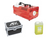AFX FOG 2500 Fog machine (2500W, Red) Bundle