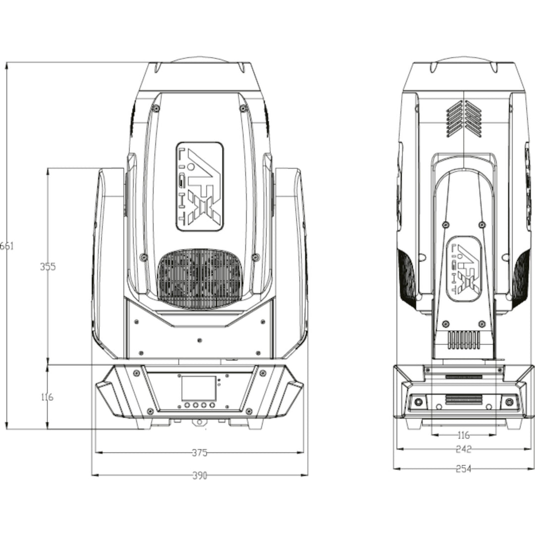 AFX HYBRID 470 Cabezas Móviles (470 Watt)