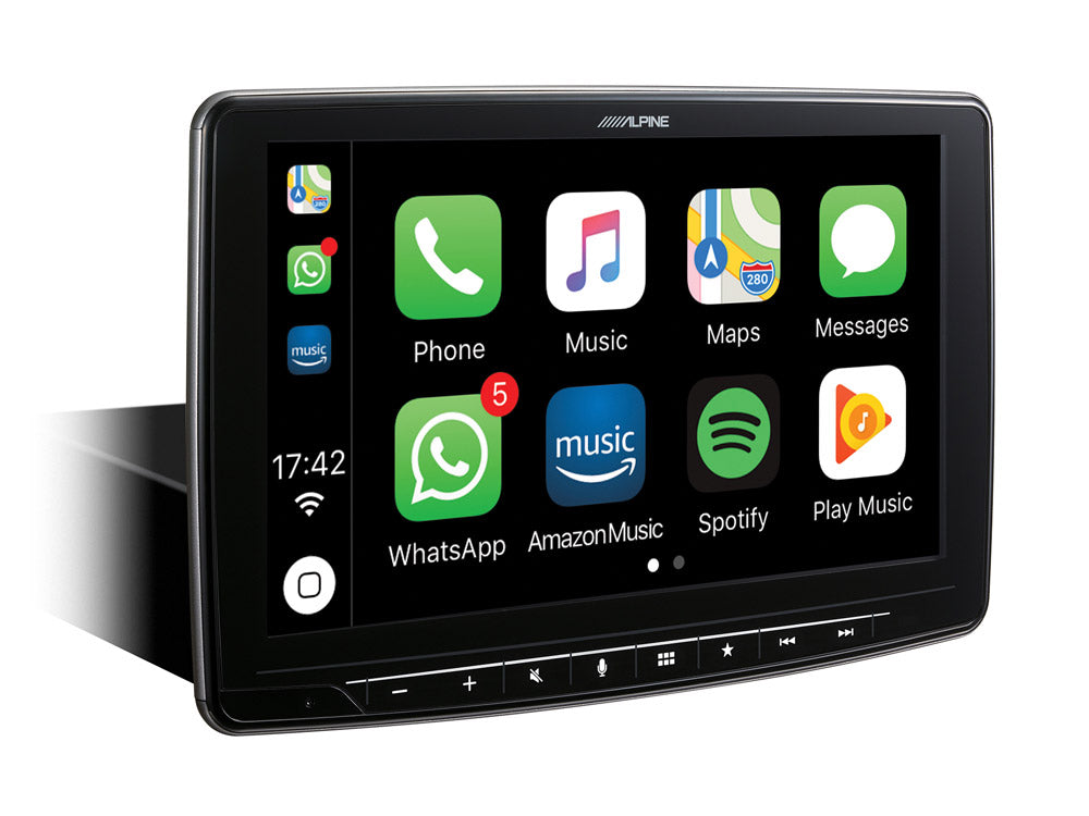 Apple Carplay, Android Auto en Fiat 500 Beige Interior (2007-2015)