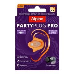 Alpine Partyplug Pro Tapones para los oídos (Transparente)
