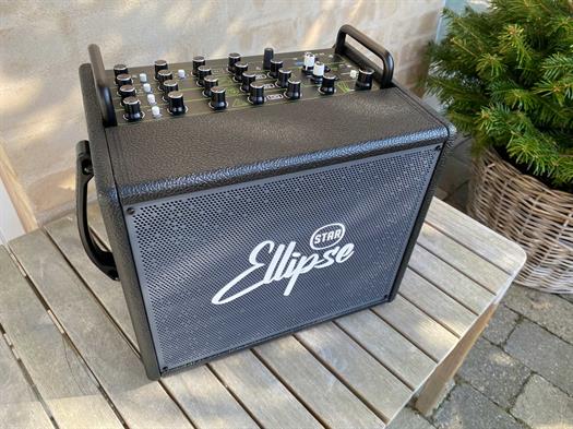 Ellipse amplificador alimentado por batería de 240W y bolsa - Q2 negro