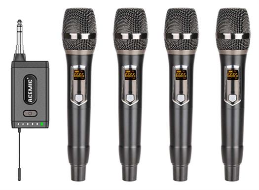Acemic Q4M - 4 micrófonos inalámbricos inteligentes.