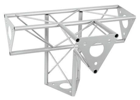 Alutruss DECOTRUSS 4-vías pc. \/ SAT 42 (Plata)