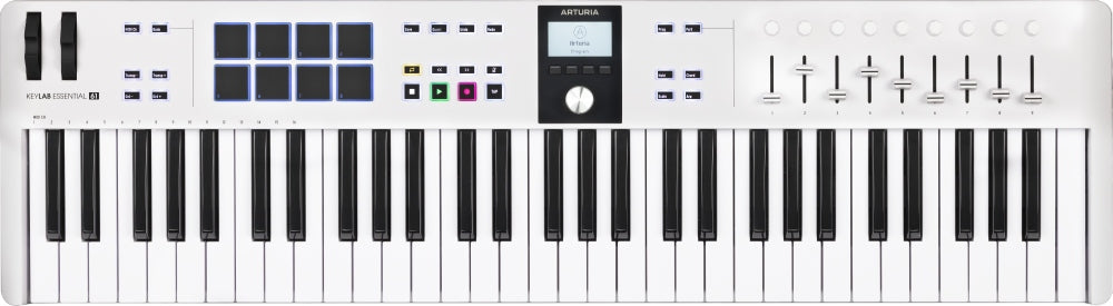 Arturia KeyLab Essential MK3-61 MIDI-Keyboard (White)
