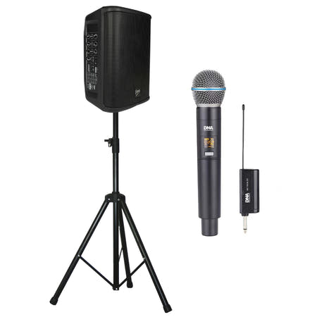 V-Tone Altavoz con batería/micrófonos bundle