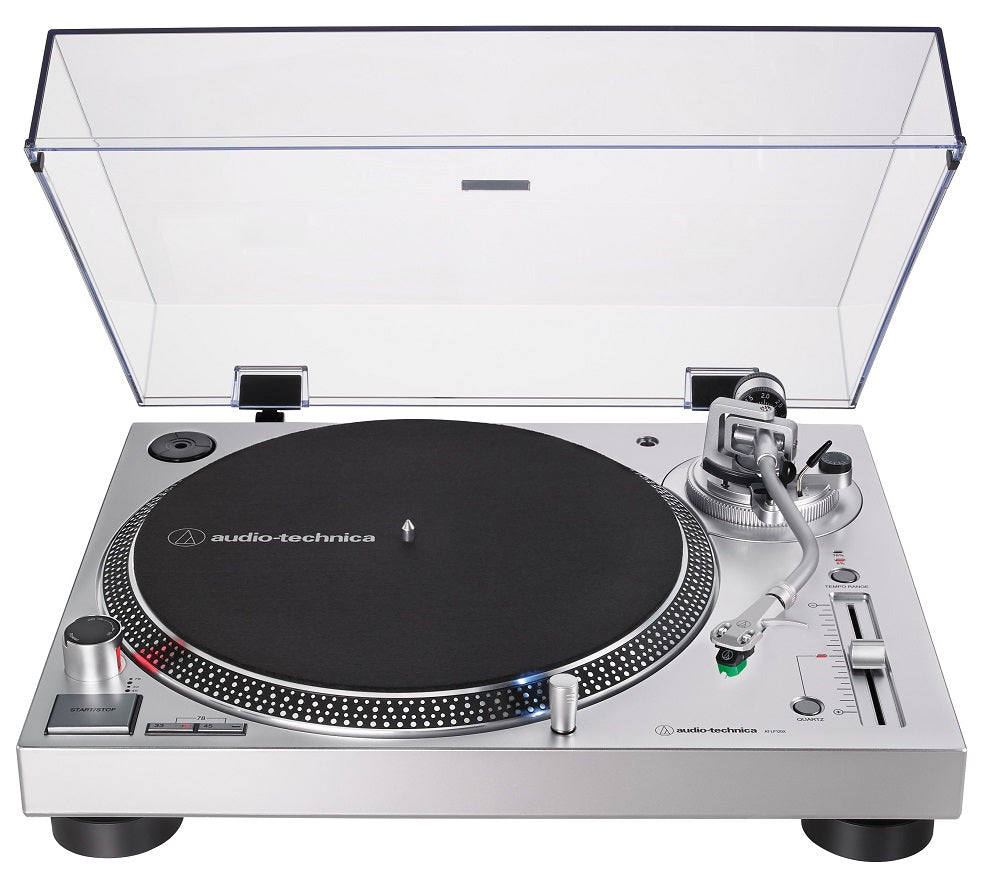 Audio-Technica AT-LP120XUSB-SV Tocadiscos (Plata)