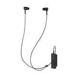 Audio-Technica ATH-ANC100BTBK Wireless Active Noise Cancelling In-Ear headphones (Black)