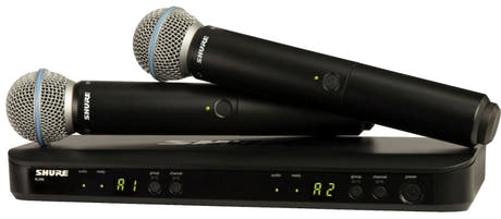 Shure BLX288E/B58-S8 Set de Micrófono de Mano